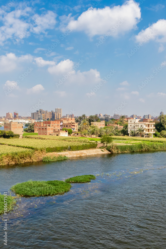 Fototapeta premium Cairo Egypt’s sprawling capital on the Nile river