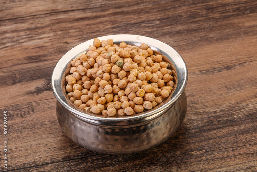 Vegan cuisine - Dry chickpea heap Vegan cuisine - Dry chickpea heap