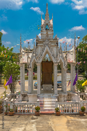 temple surroundings in suphanburi, thailand