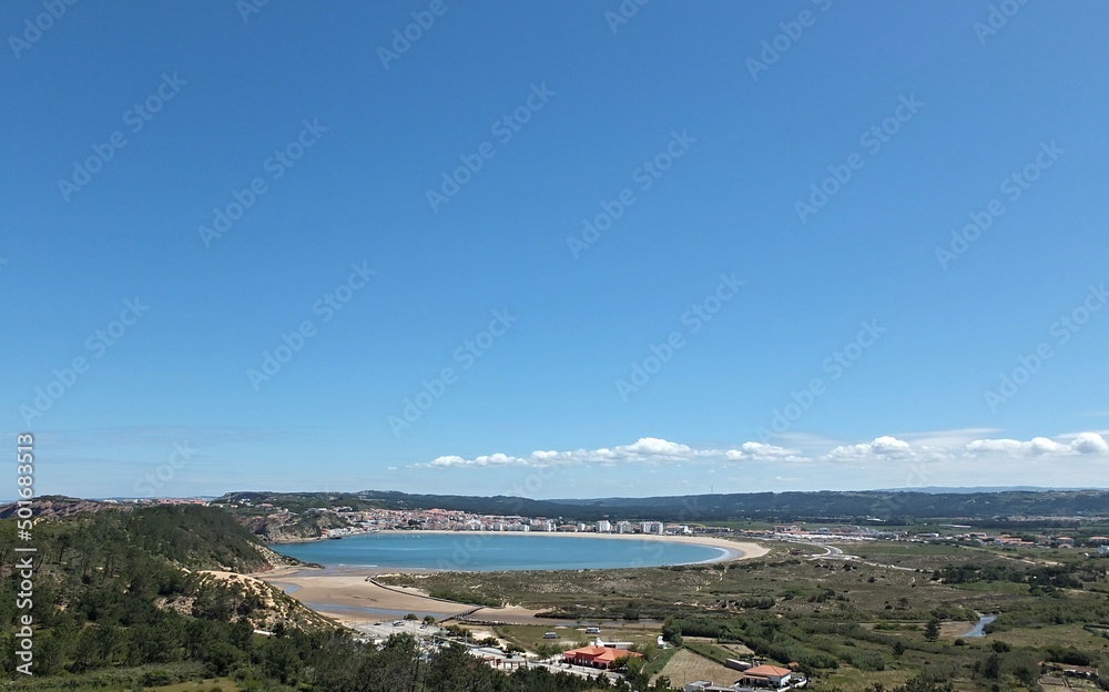 Concha view in Sao Martinho do Porto, Centro - Portugal 