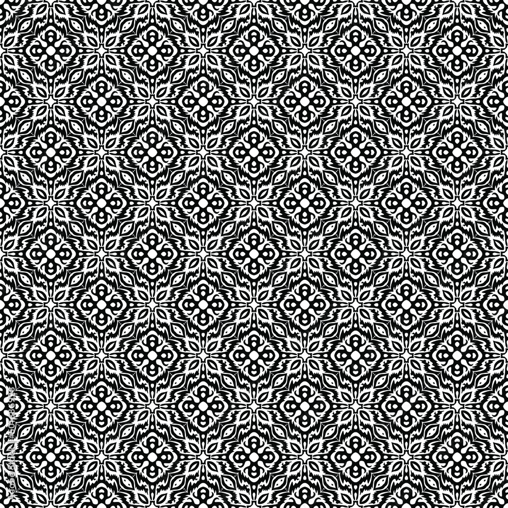 Abstract geometric pattern.A seamless vector background. White and black ornament. Graphic modern pattern. Simple lattice graphic design.Great design for fabric,textile,cover,wrapping paper,background