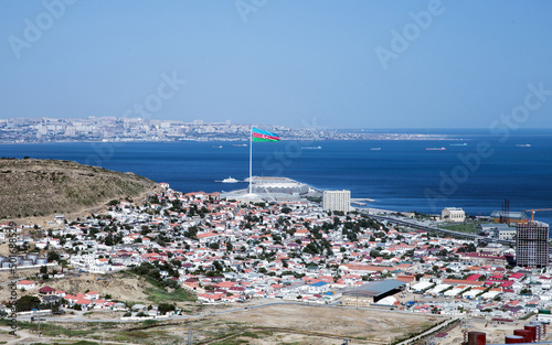 Azerbaijan, Baku, Unusual angle