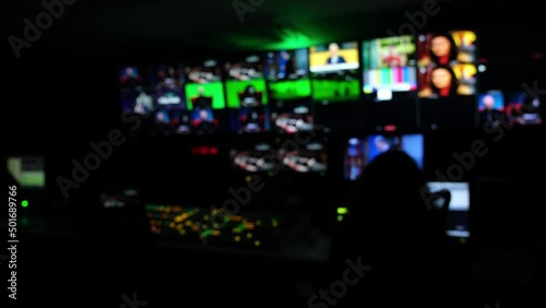 Newsroom Background for News Broadcasts