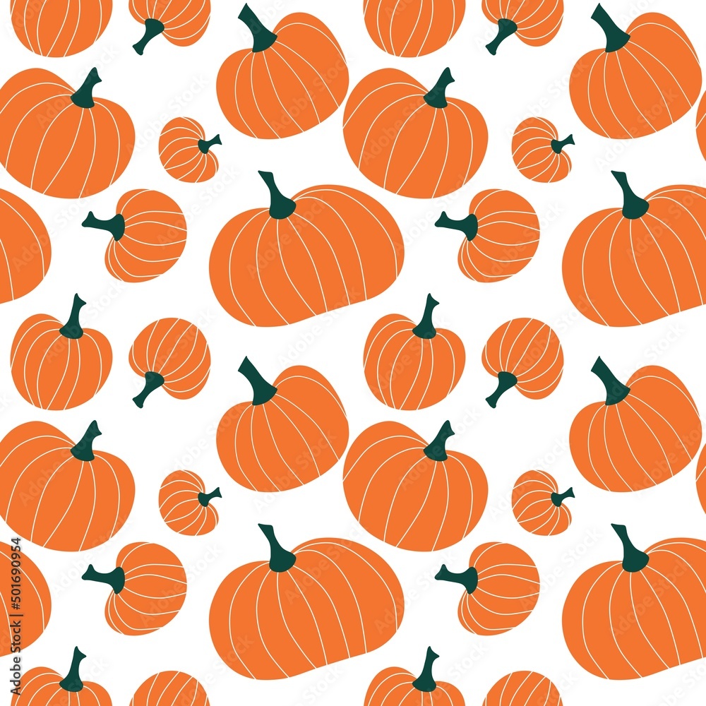 Halloween seamless pumpkin pattern for fabrics and textiles and packaging and gifts and cards and linens and kids Halloween seamless pumpkin pattern for fabrics and textiles and packaging and gifts and cards and linens and kids