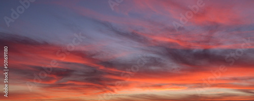 Fototapeta Naklejka Na Ścianę i Meble -  dramatic sky at sunset