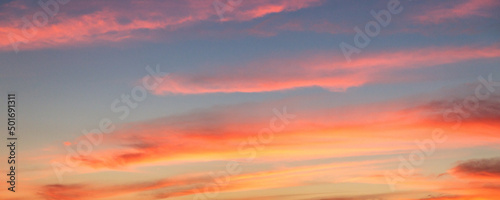 red sunset sky © Eduardo