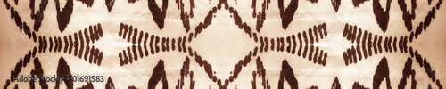 Ochre Seamless Background. Fun Geometrics. White