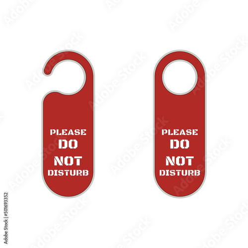 do not disturb door tag