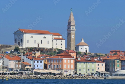 Slowenien Piran Kirche Cerkev sv. Štefana