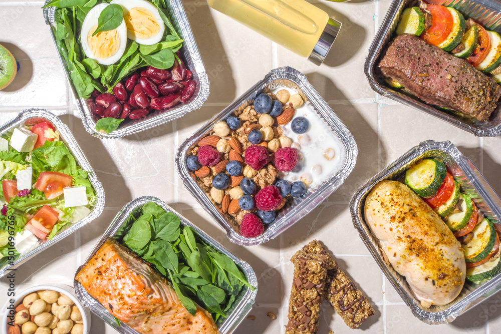 Healthy food delivery lunch boxes