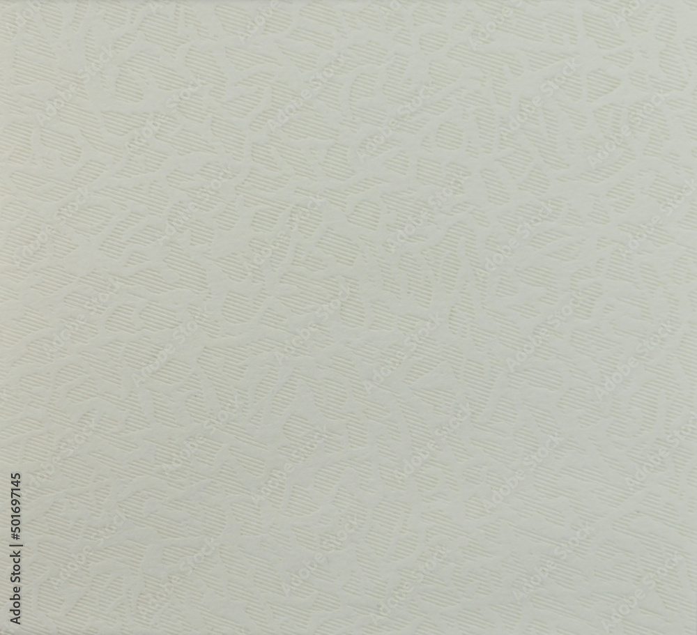 紙唐草模様エンボス画用紙 クリーム色ベージュweb背景デザイン素材パターン Paper Arabesque Embossed Drawing Paper Cream Beige Web Background Design Material Pattern Stock Photo Adobe Stock