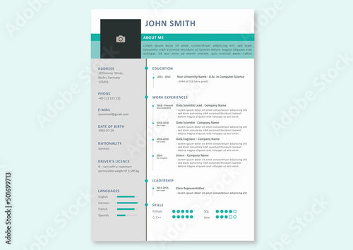 Resume Template 220410 Cover