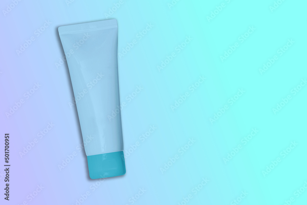 Mockup plastic tube for cosmetics Mockup plastic tube for cosmetics