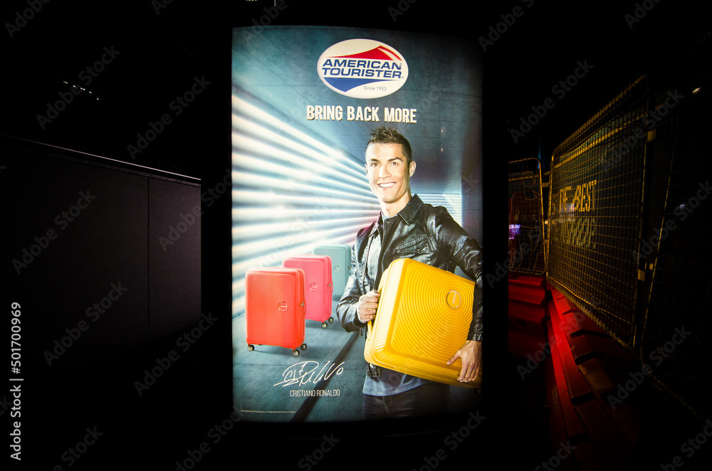 American tourister ronaldo sale