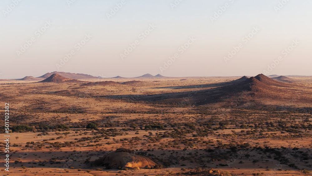 Beautiful sunrise in Spitzkoppe, Namibia Beautiful sunrise in Spitzkoppe, Namibia