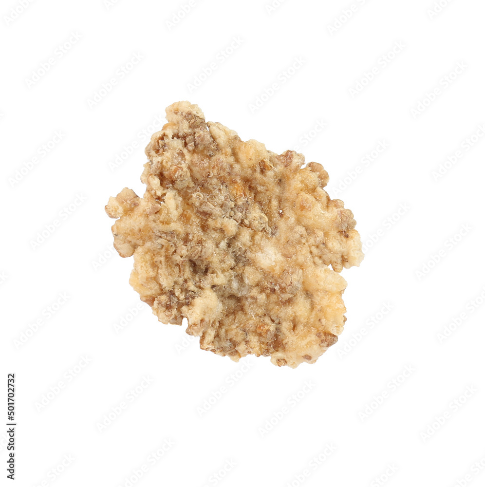 Sweet tasty corn flake isolated on white