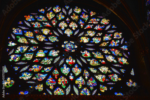 サントシャペル教会のステンドグラス