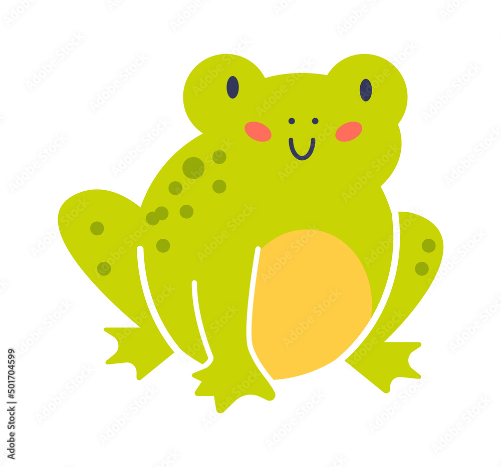 Cute Frog Animal Childish Design. Vector illustration Cute Frog Animal Childish Design. Vector illustration