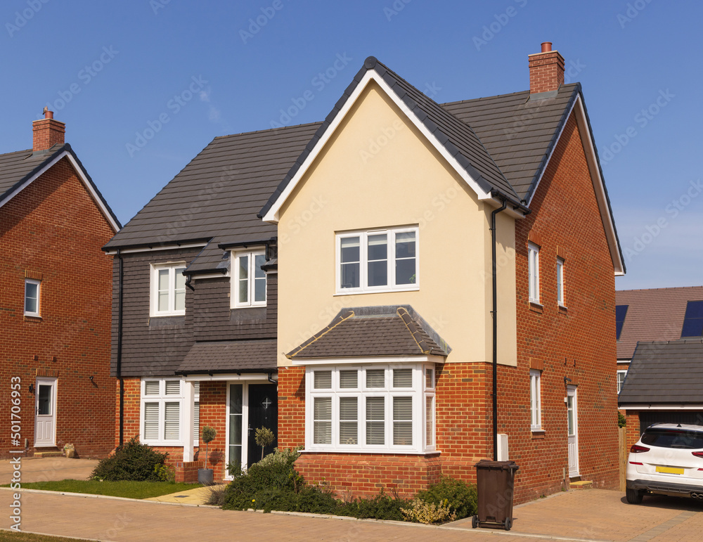 Detached new build home. UK Detached new build home. UK