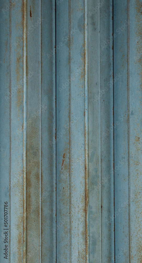 Blue and rust corrugated metal roofing panel texture Blue and rust corrugated metal roofing panel texture