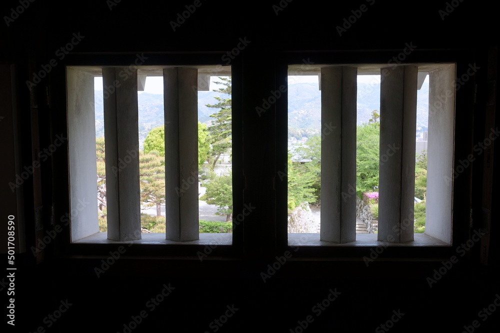 Fototapeta premium 高知城 城内風景