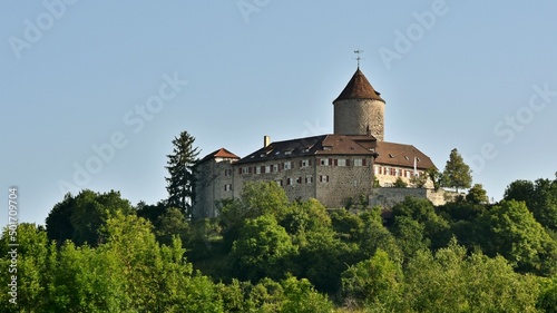 Landscape with the Castle Reichenberg in Oppenweiler © lehmannw
