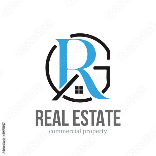 Logo design for real estate investment company RG