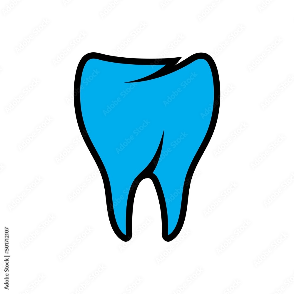 tooth care logo design vector