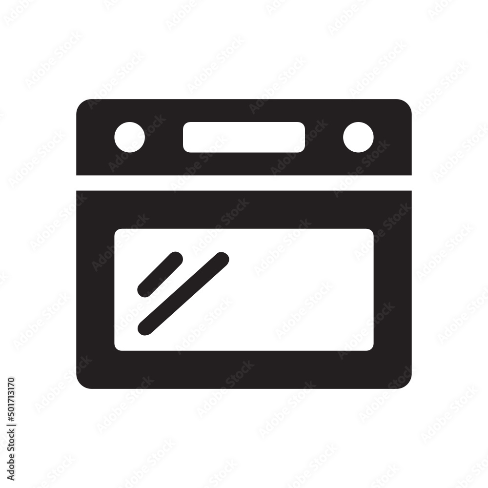 Oven , Bakery solid icon. Oven , Bakery solid icon.