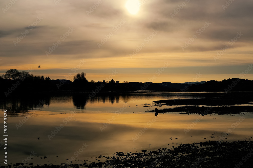 Fototapeta premium Trondheim fjord
