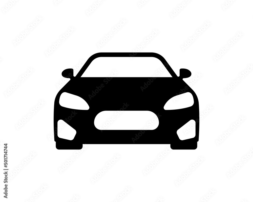 Car vector icon. Automobile symbol isolated. Vector illustration EPS 10