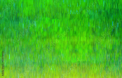 Green background of oil pastel strokes on canvas in the style of modern impressionism.