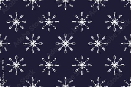 Abstract mandala flower background. Geometric ethnic seamless pattern traditional. Design for wallpaper, vector illustration, fabric, clothing, carpet, textile, batik, embroidery.