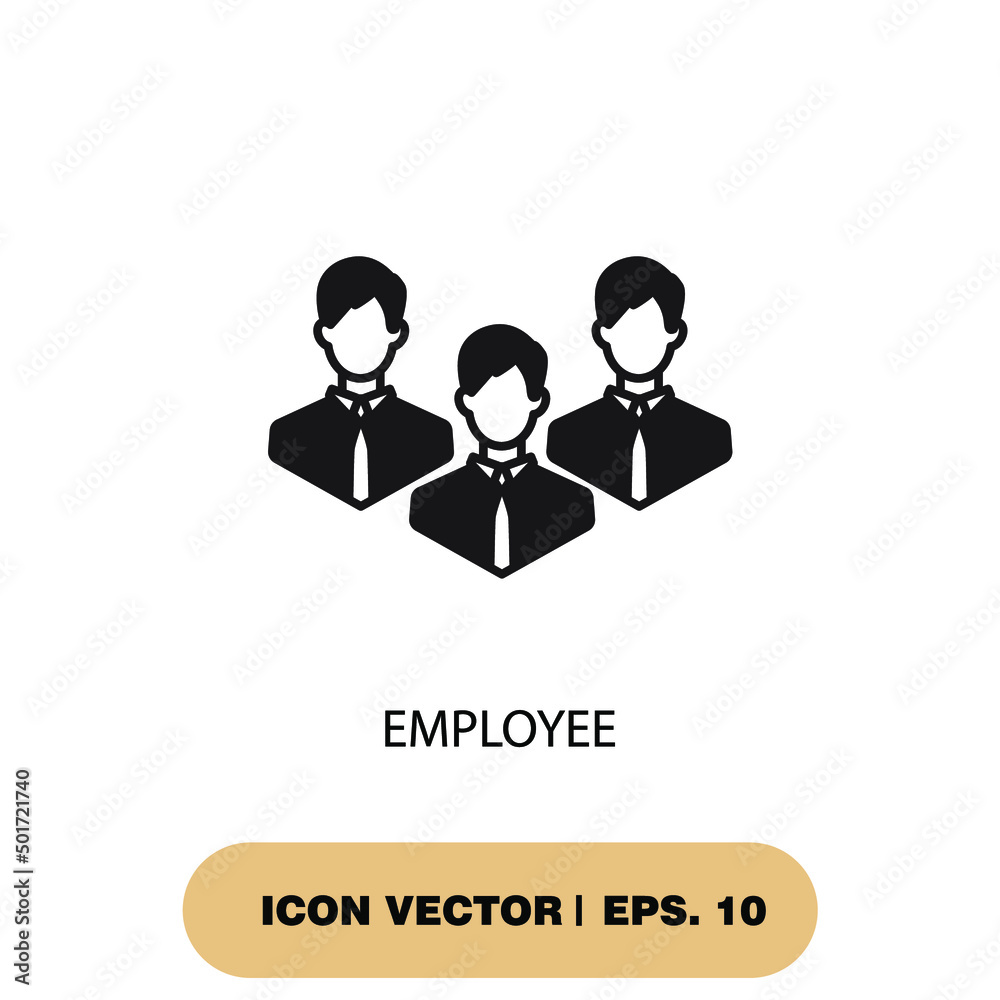 employee icons symbol vector elements for infographic web employee icons symbol vector elements for infographic web
