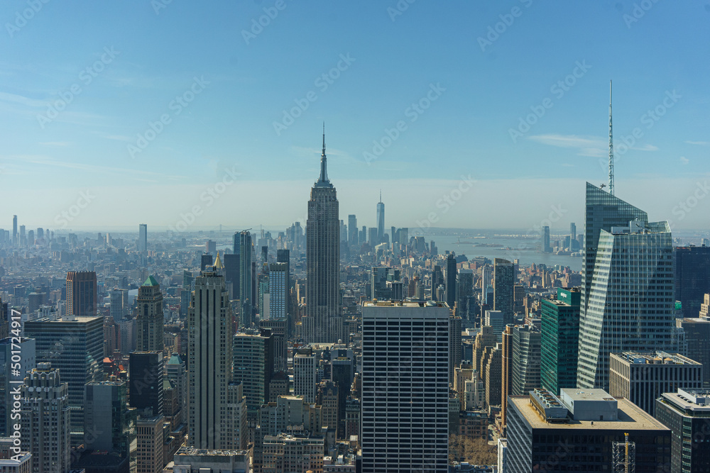 Skyline Nueva York a la luz del sol