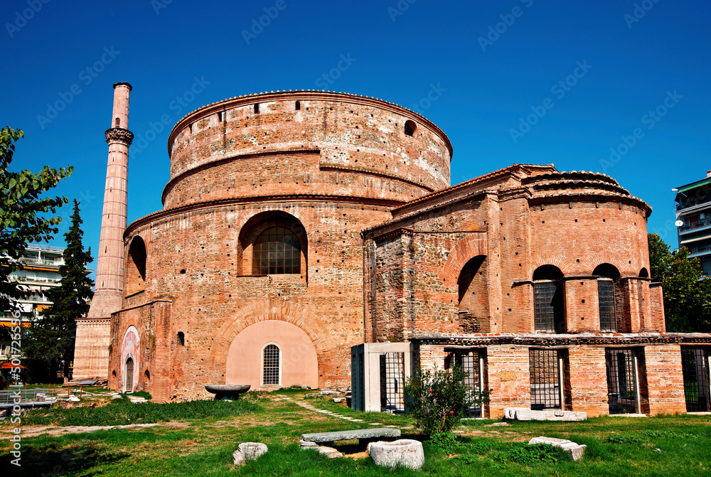 The Rotonda (Rotunda), also known as the church of Agios Georgios, one of the most important monuments of Thessaloniki, Macedonia, Greece.