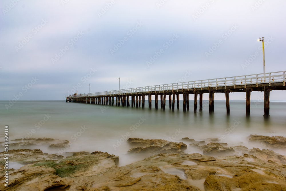 Even though there was overcast weather at Point Lonsdale pier, the smooth high cloud brought in a lot of moody moments like these