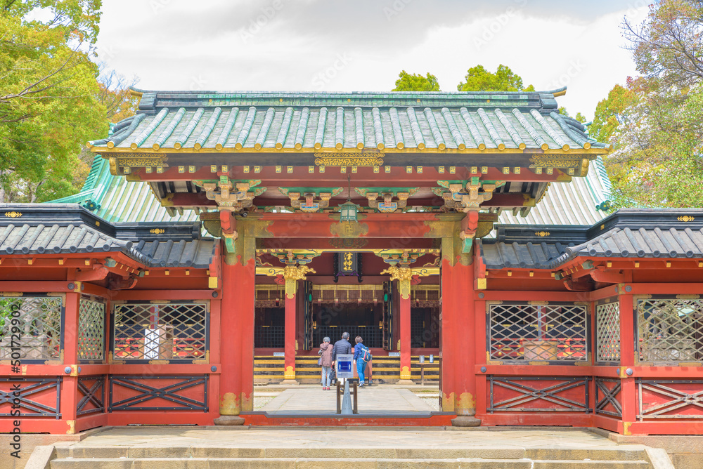 重要文化財　根津神社（ねずじんじゃ）　唐門　東京都文京区根津一丁目
