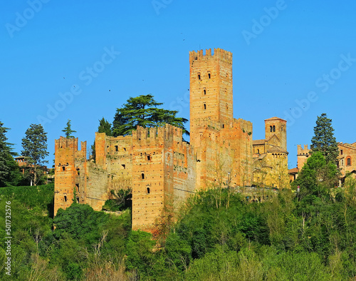 Visconti castle,Castell'Arquato,Italy
