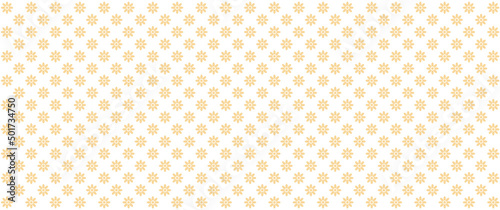 illustration of vector background with yellow colored flower pattern 