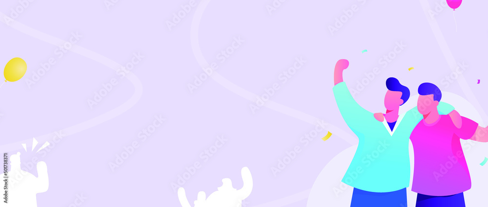 Announcement notice vector creative concept illustration
Announcement notice vector creative concept illustration