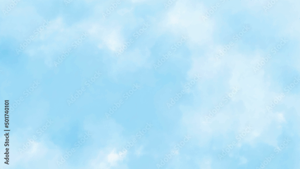 Obraz premium Abstract sunny sky with clouds texture horizontal background