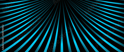 3d abstract dark sunburst background. Blue vector background illustration stripes spreading shiny vector blue background lined template.