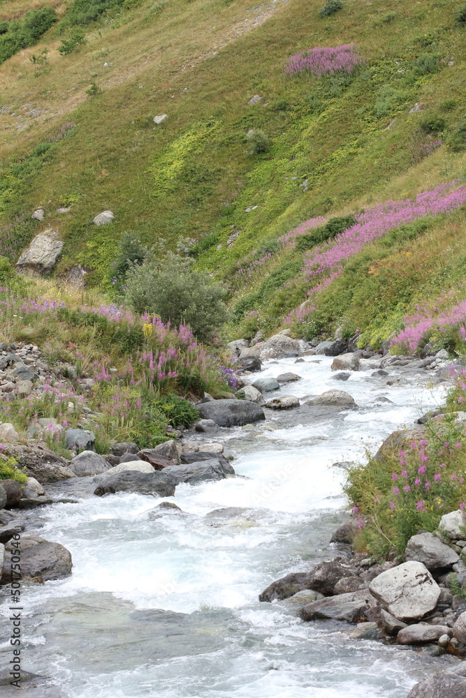 mountain river in the mountains mountain river in the mountains