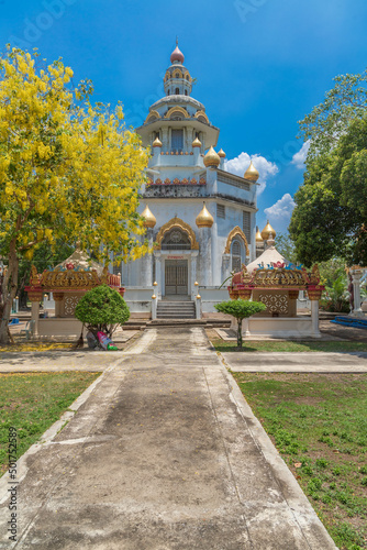 temple surroundings in suphanburi, thailand