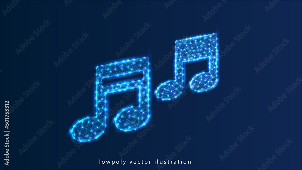 Set of musical notes. Treble clef, bass clef, melody key, classic g