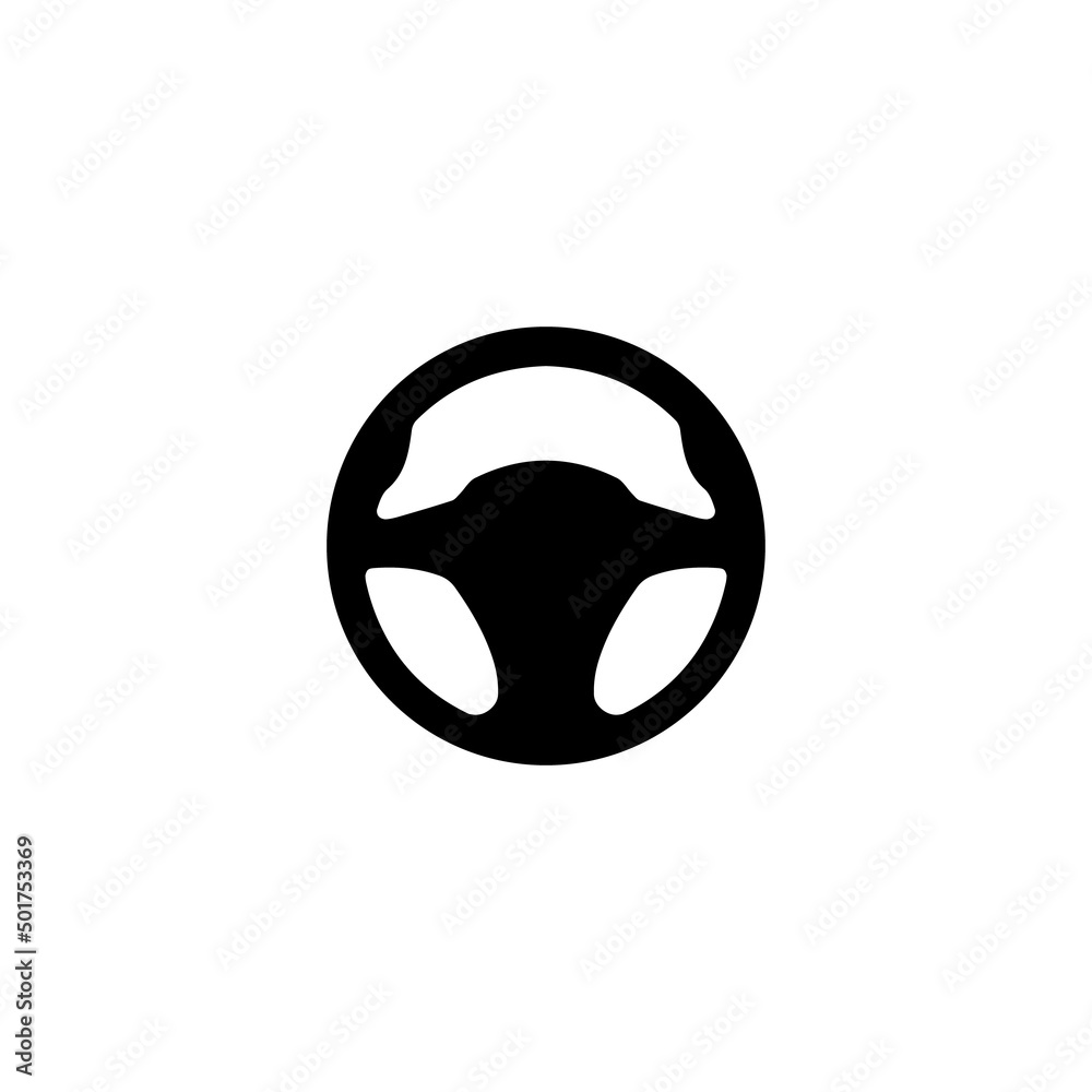 Steering wheel logo vector design template Steering wheel logo vector design template