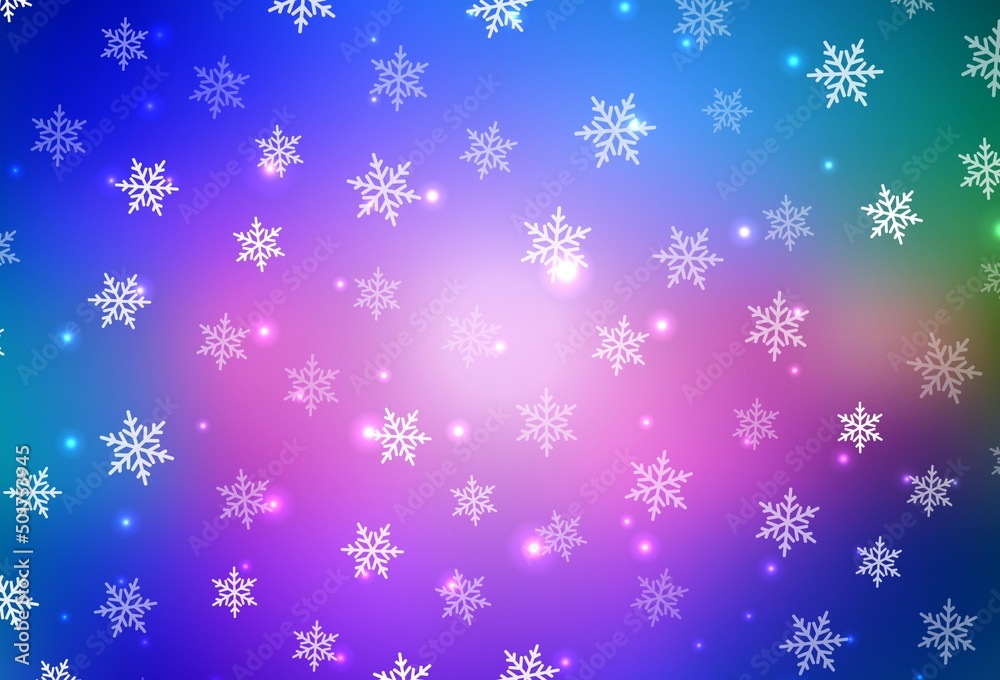 Dark Pink, Blue vector background in Xmas style. Dark Pink, Blue vector background in Xmas style.