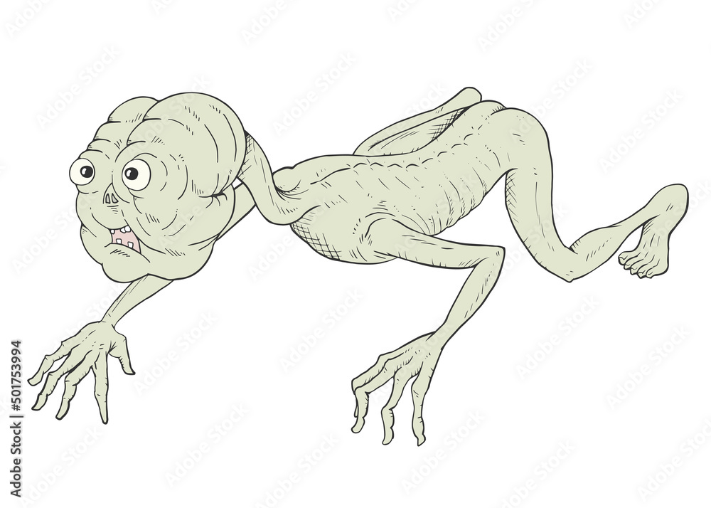 Obraz premium Fantasy alien illustration