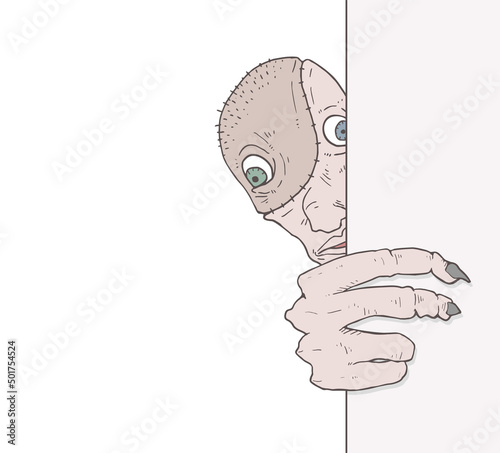Curious mutant illustration